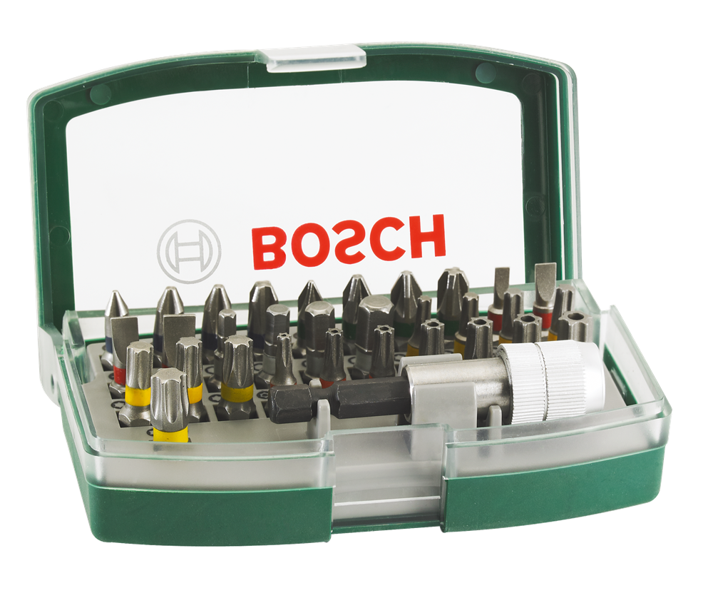 Bosch 32 részes színjelöléses csavarozófej-készlet