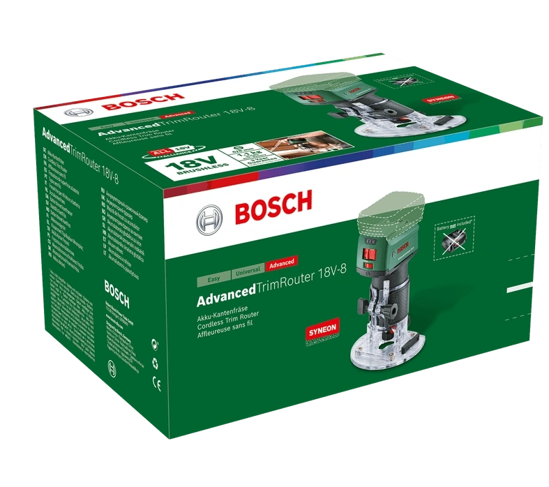 Bosch AdvancedTrimRouter 18V-8 akkumulátors felsőmaró