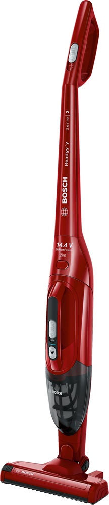 Bosch BBHF214R 2 az 1-ben akkumulátoros piros álló porszívó (Újszerű)