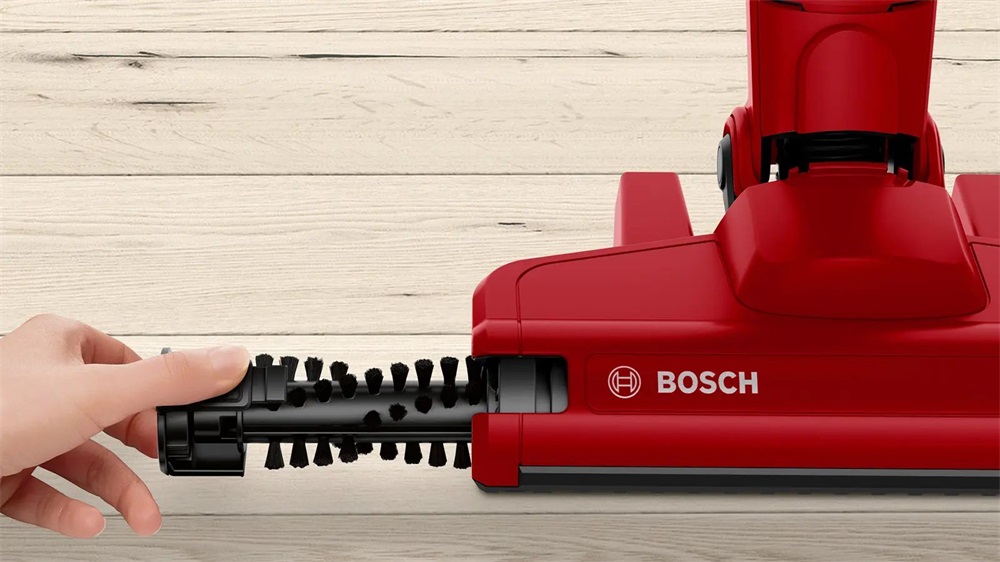 Bosch BBHF214R 2 az 1-ben akkumulátoros piros álló porszívó (Újszerű)