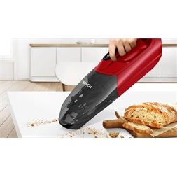 Bosch BBHF214R 2 az 1-ben akkumulátoros piros álló porszívó (Újszerű)