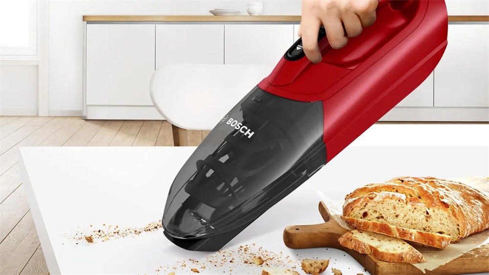 Bosch BBHF214R 2 az 1-ben akkumulátoros piros álló porszívó (Újszerű)
