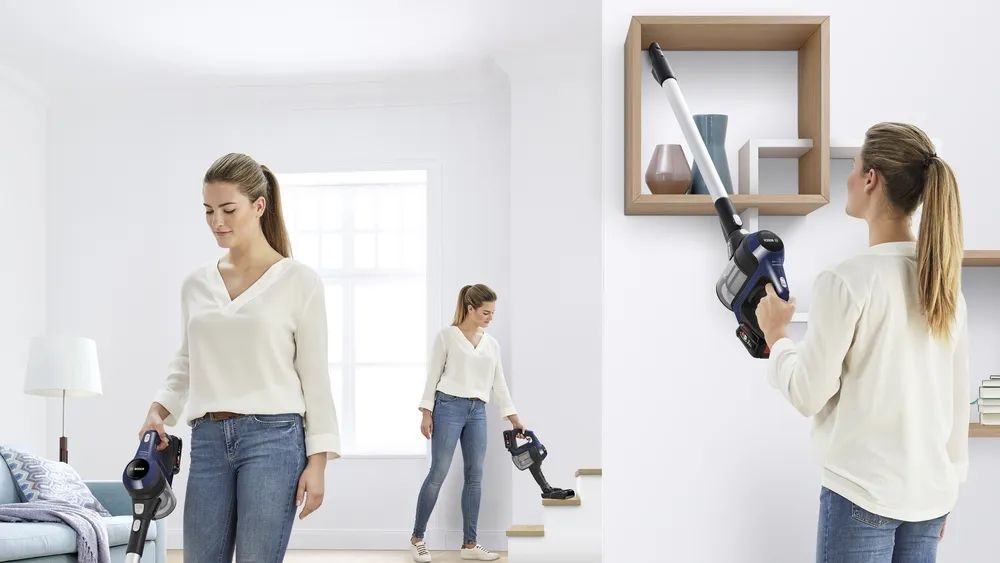 Bosch BCS611P4A Unlimited Serie6 éjkék vezeték nélküli álló porszívó