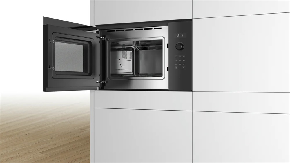 Bosch BFL554MB0 900W 25L fekete beépíthető mikrohullámú sütő