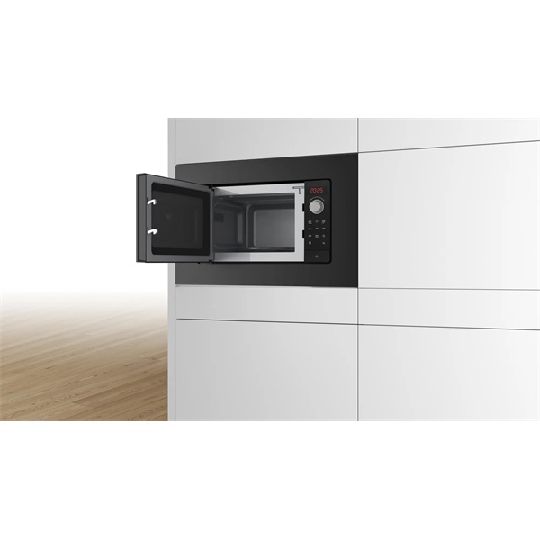 Bosch BFL623MB3 800W 20L fekete beépíthető mikrohullámú sütő