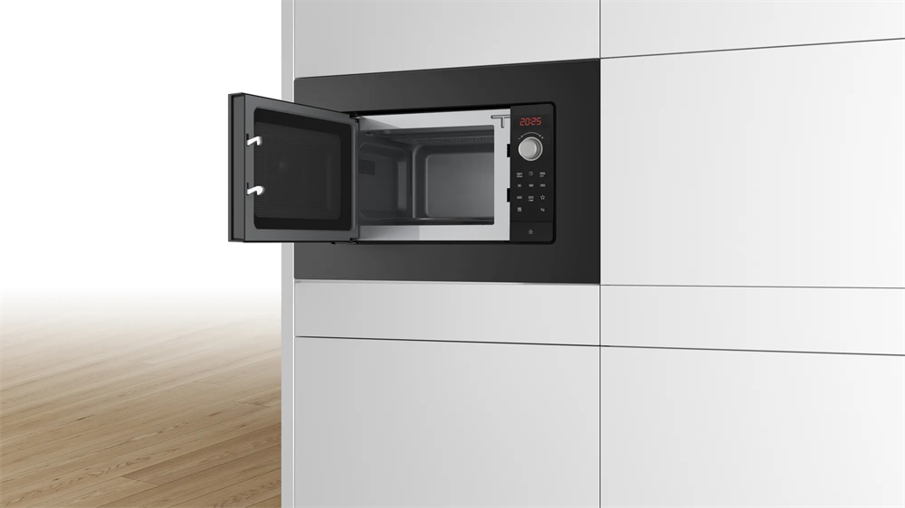Bosch BFL623MB3 800W 20L fekete beépíthető mikrohullámú sütő