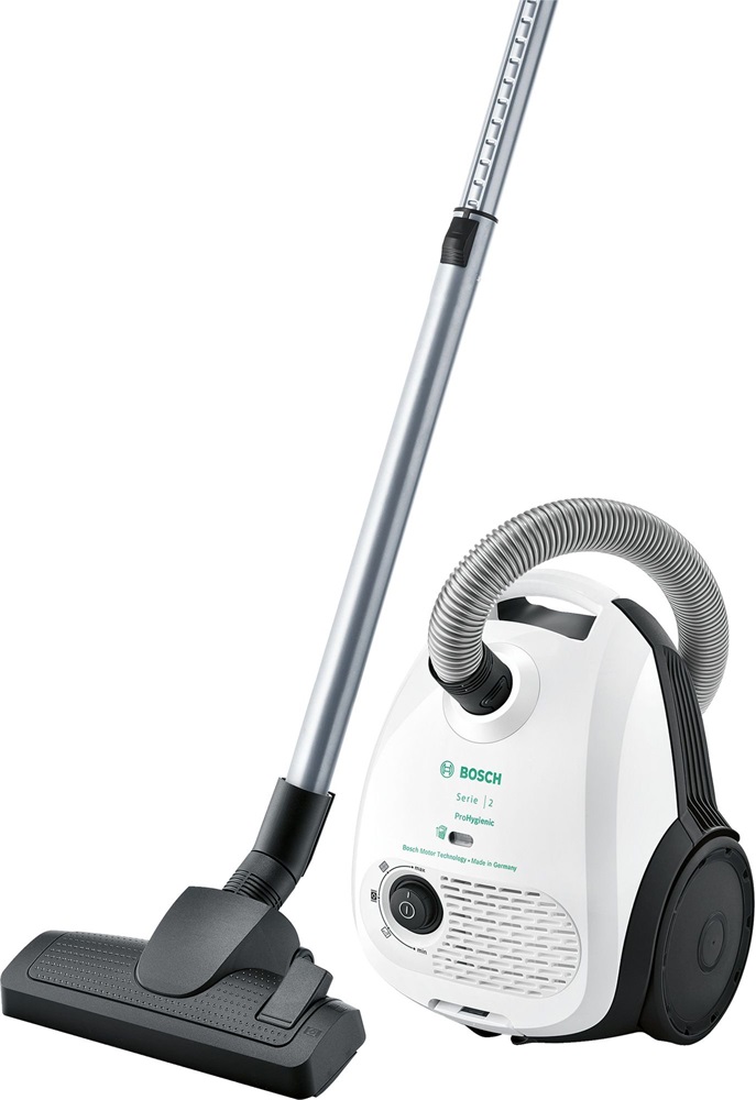 Bosch BGB2HYG1 Serie2 ProHygienic fekete-fehér porzsákos porszívó