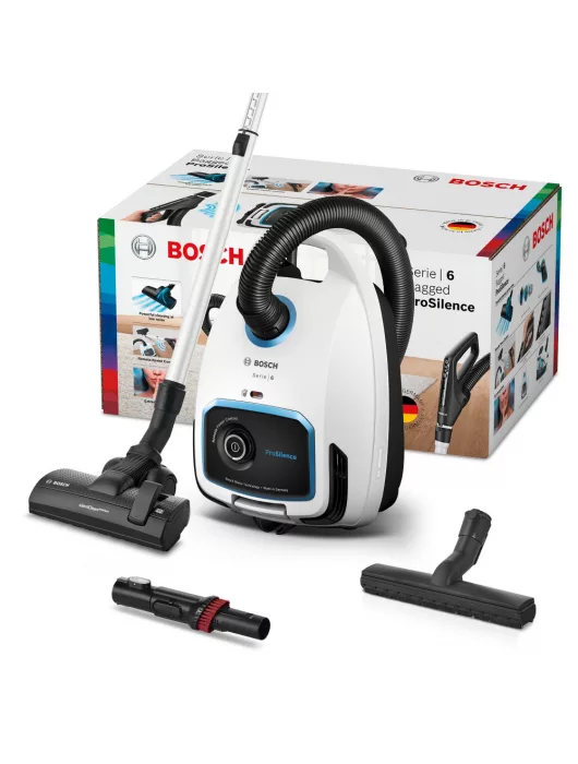 Bosch BGB6SIL1 fehér porzsákos porszívó