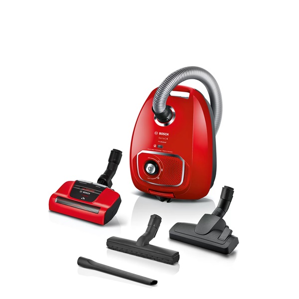 Bosch BGLS4PET2 Serie 4 ProAnimal vörös porzsákos porszívó (Újszerű)