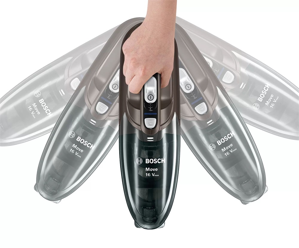 Bosch BHN16L akkumulátoros grafitszürke morzsaporszívó