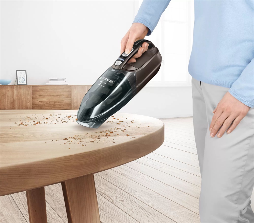Bosch BHN16L akkumulátoros grafitszürke morzsaporszívó