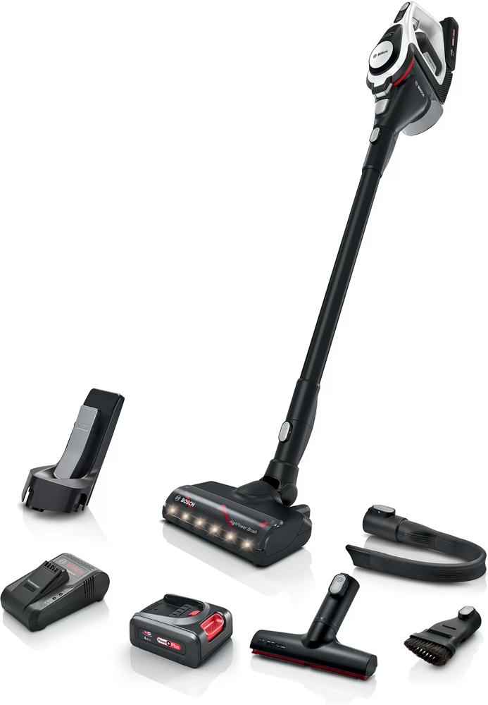Bosch BSS8224 Unlimited Gen2 fekete-fehér vezeték nélküli álló porszívó