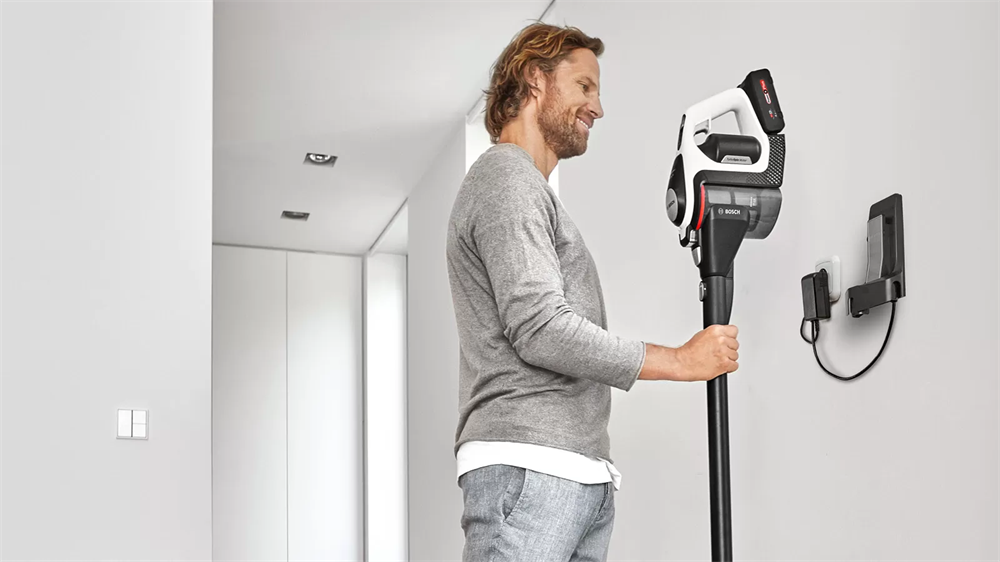 Bosch BSS8224 Unlimited Gen2 fekete-fehér vezeték nélküli álló porszívó