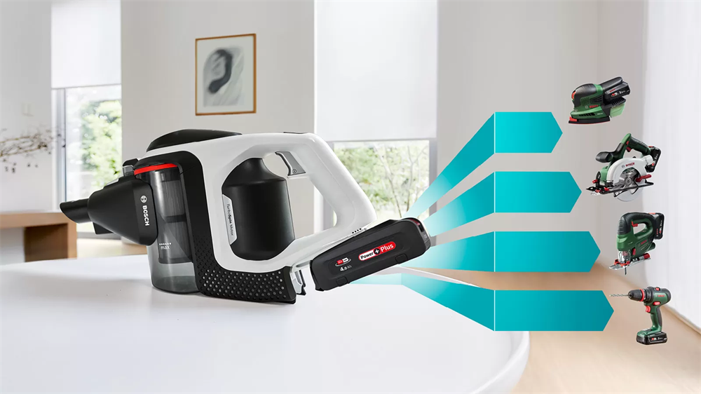 Bosch BSS8224 Unlimited Gen2 fekete-fehér vezeték nélküli álló porszívó