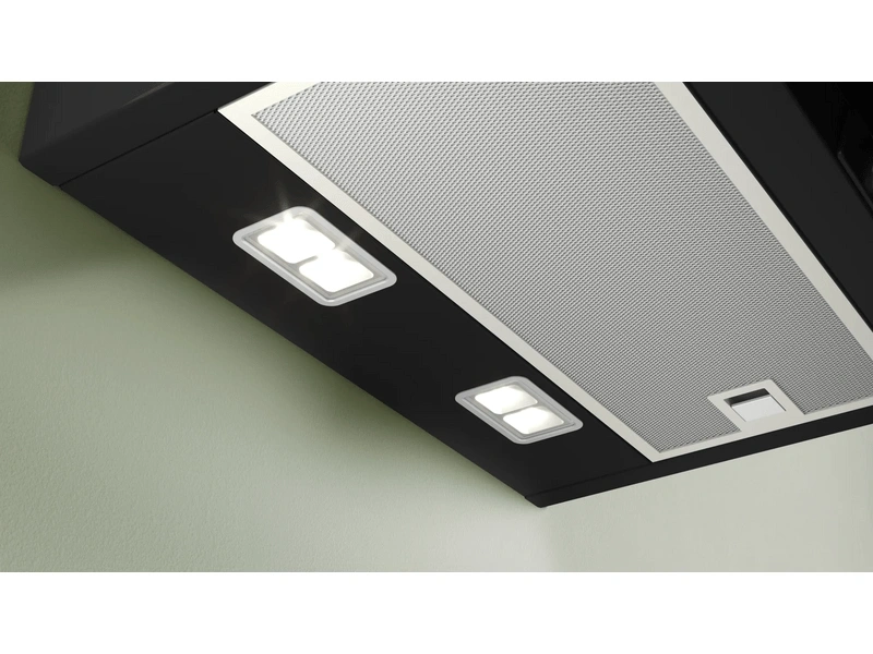 Bosch DWK67FN60 fekete, beépíthető, kürtős, méret:60cm, 56dB, páraelszívó