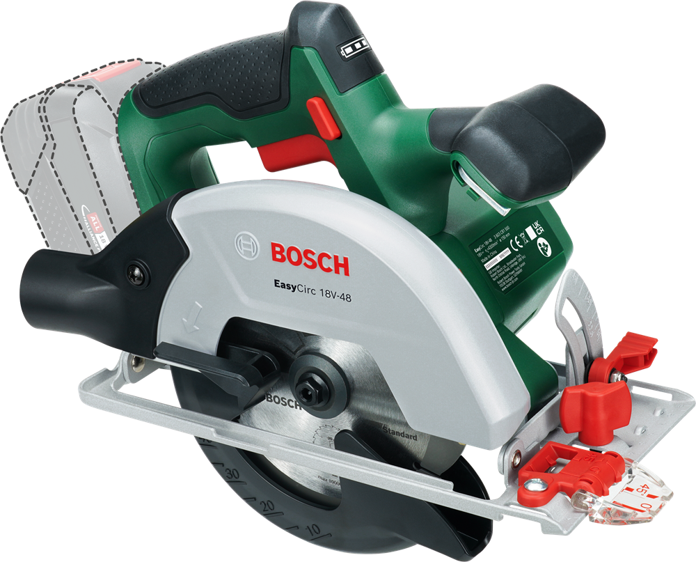 Bosch EasyCirc 18V-48akku és töltő nélkül akkumulátoros körfűrész