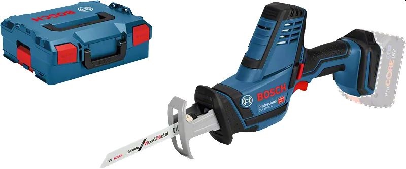 Bosch GSA 18 V-LI C akkus szablyafűrész (akku és töltő nélkül) L-Boxx-ban
