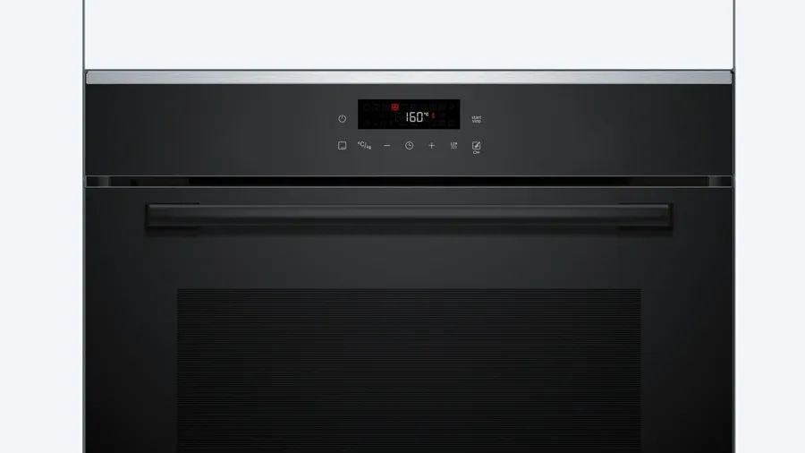 Bosch HBA272BB3 fekete, beépíthető, sütőtér:71L, grill, légkeverés, priolitikus tisztítás, sütő