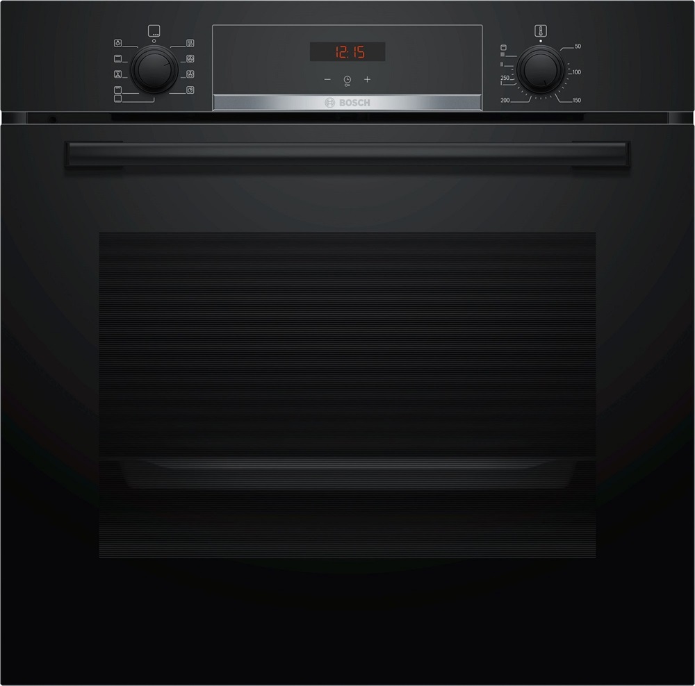 Bosch HBA534EB0 fekete, beépíthető, sütőtér: 71L, grill, hidrolitikus, sütő