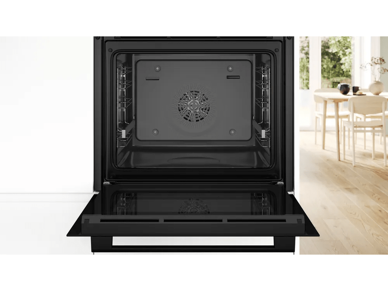 Bosch HBA534EB3 fekete, beépíthető, sütőtér: 71L, grill, légkeverés, sütő