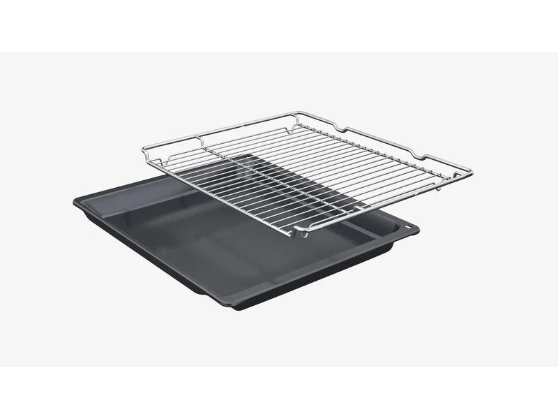 Bosch HBA534EB3 fekete, beépíthető, sütőtér: 71L, grill, légkeverés, sütő
