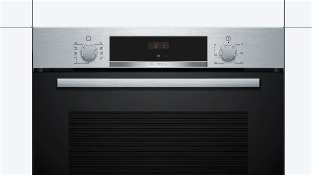 Bosch HBA534ES0 inox, beépíthető, sütőtér: 71L, grill, hidrolitikus, sütő