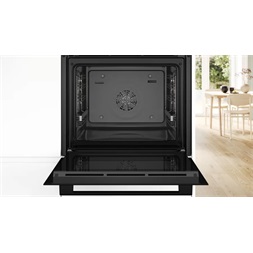 Bosch HBG539EB3 fekete, beépíthető, sütőtér:71L, grill, légkeverés, sütő
