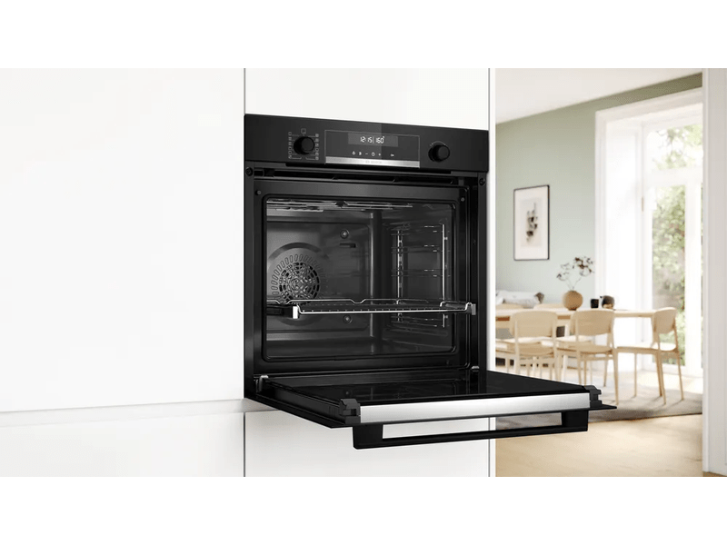 Bosch HBG578EB3 fekete, beépíthető, sütőtér: 71L, grill, légkeverés, sütő