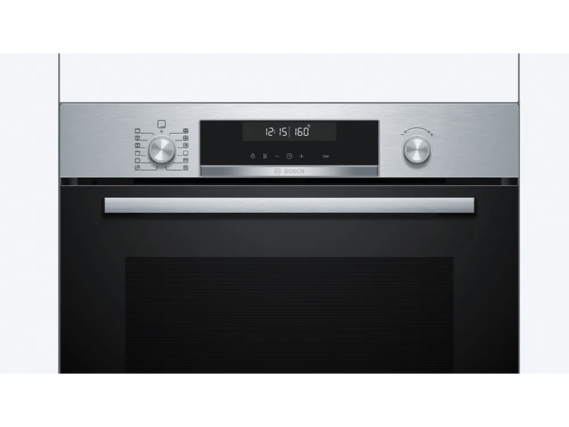 Bosch HBG578ES3 inox, beépíthető, sütőtér: 71L, grill, légkeverés, sütő