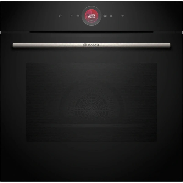 Bosch HBG7741B1 fekete, beépíthető, sütőtér:71L, grill, légkeveréses, sütő