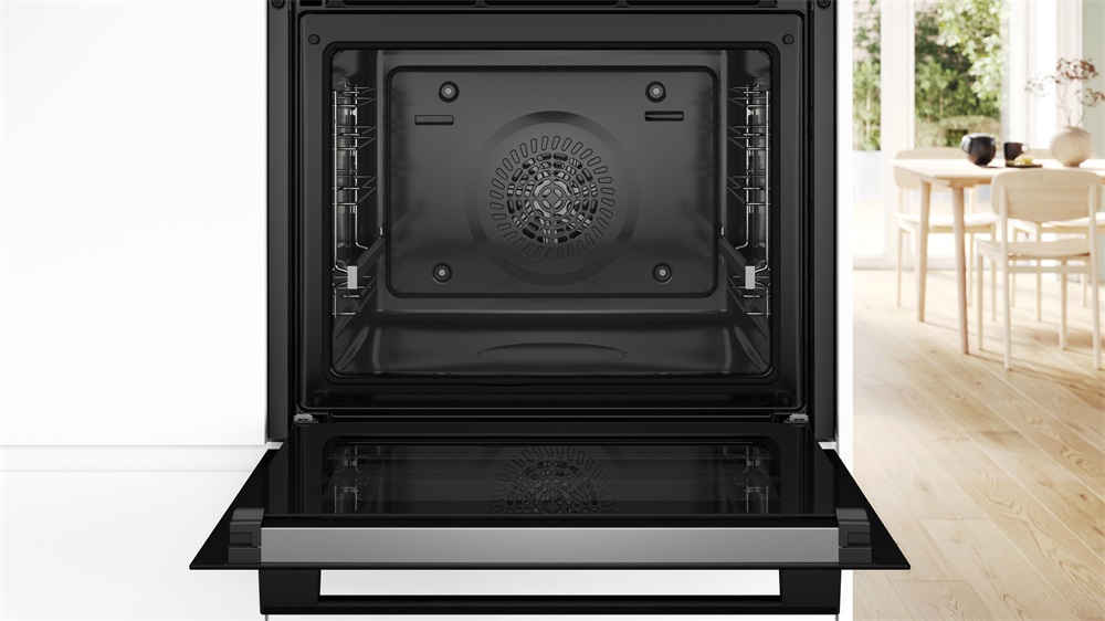 Bosch HQG572EB3 fekete, beépíthető, sütőtér: 71L, grill, légkeverés, sütő