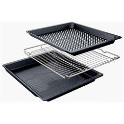 Bosch HQG572EB3 fekete, beépíthető, sütőtér: 71L, grill, légkeverés, sütő
