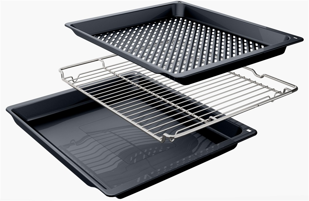 Bosch HQG572EB3 fekete, beépíthető, sütőtér: 71L, grill, légkeverés, sütő