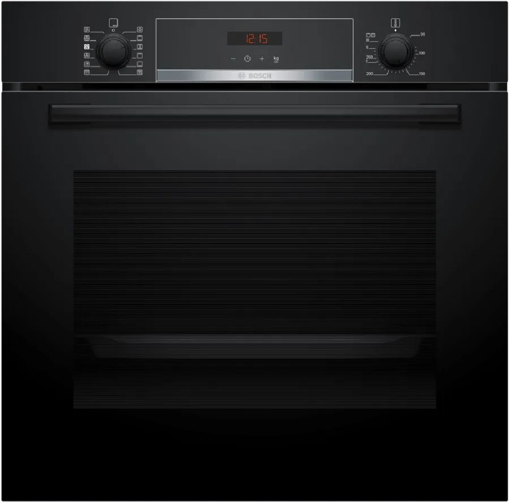 Bosch HQG572EB3 fekete, beépíthető, sütőtér: 71L, grill, légkeverés, sütő