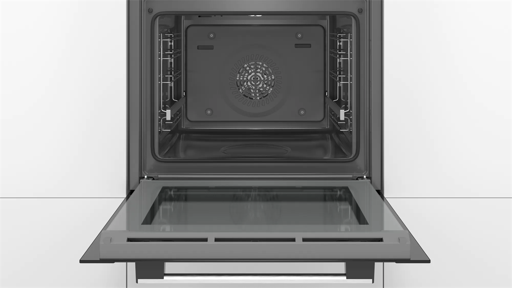 Bosch HRA334EB0 fekete, beépíthető, sütőtér: 71L, grill, légkeverés, hidrolitikus, sütő