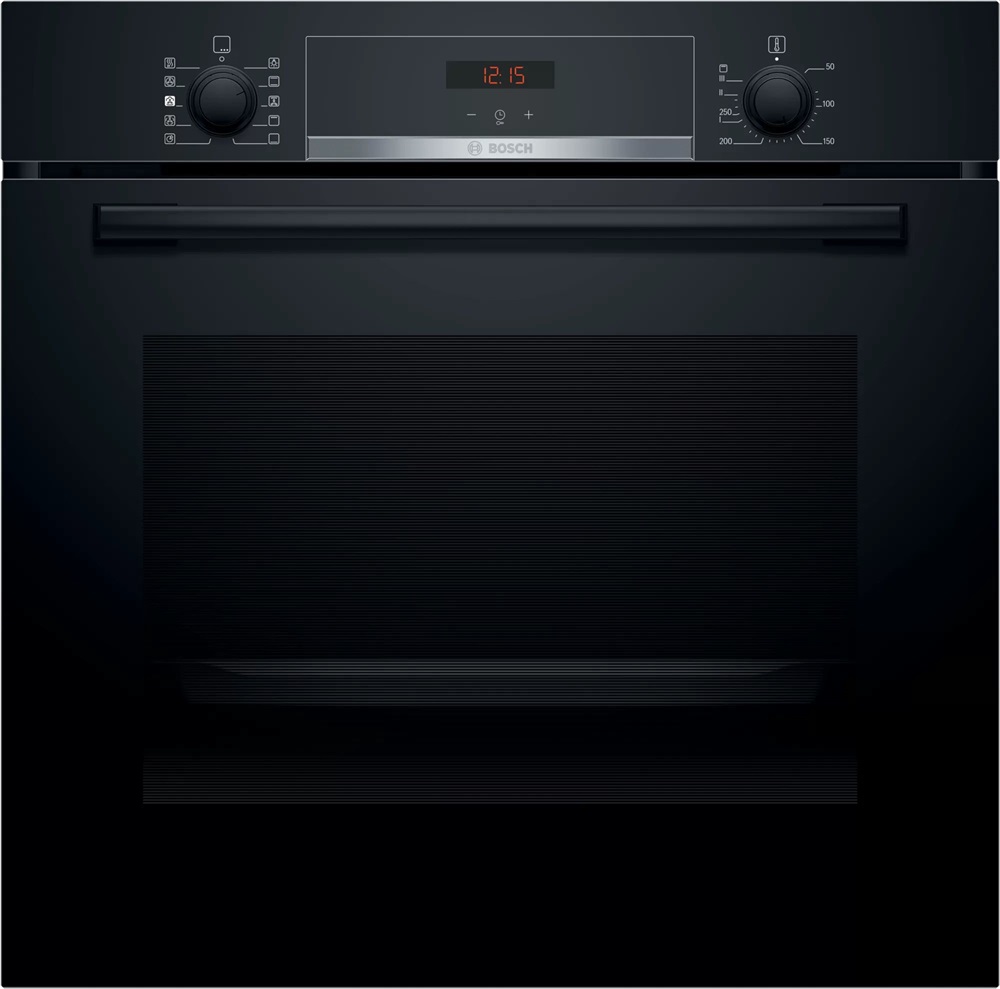 Bosch HRA534EB0 fekete, beépíthető, sütőtér: 71L, grill, légkeverés, hidrolitikus, sütő