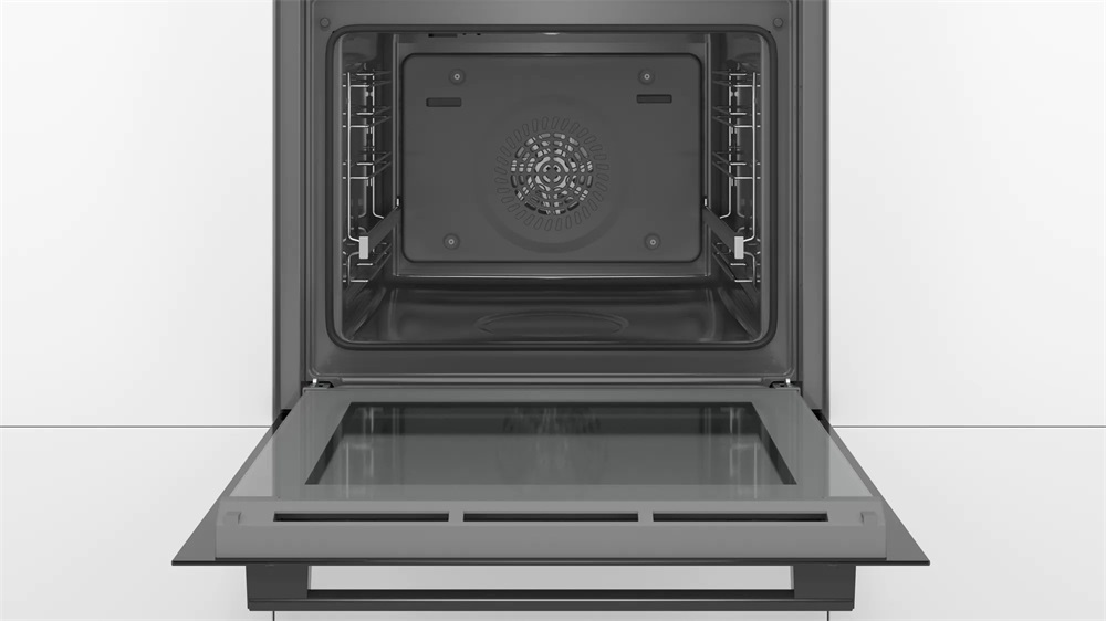 Bosch HRA534EB0 fekete, beépíthető, sütőtér: 71L, grill, légkeverés, hidrolitikus, sütő