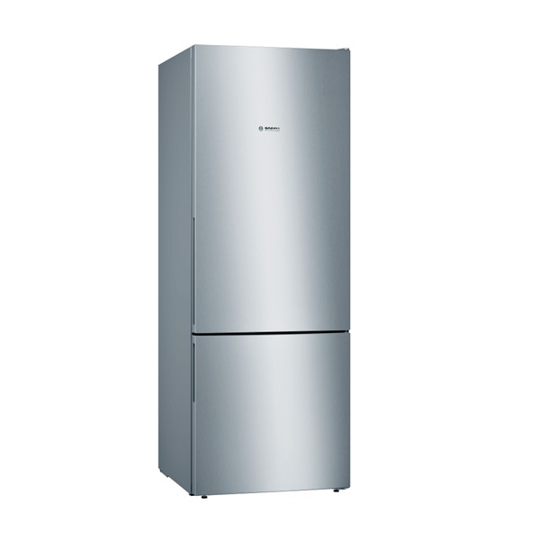 Bosch KGV58VLEAS ezüst, alulfagyasztós, Hűtő:376L, Fagyasztó:124L, Low frost hűtőszekrény (Újszerű)