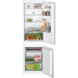 Bosch KIN865SE0 alulfagyasztós, beépíthető,Hűtő:184L, Fagyasztó:76L, No frost hűtőszekrény