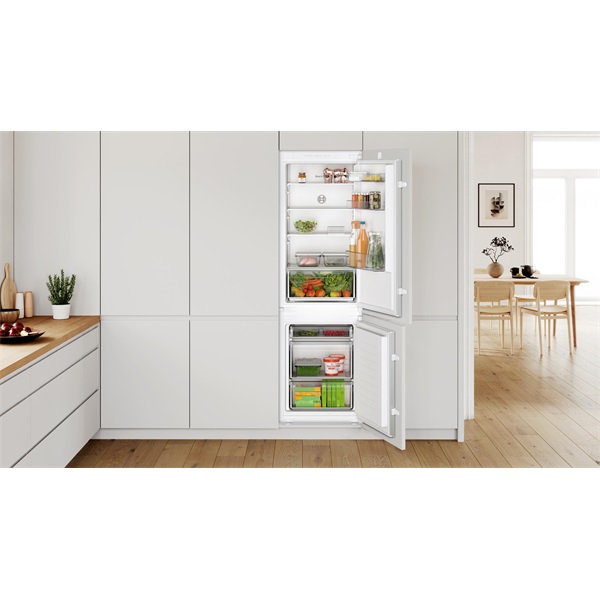 Bosch KIV865SE0 beépíthető alulfagyasztós hűtőszekrény