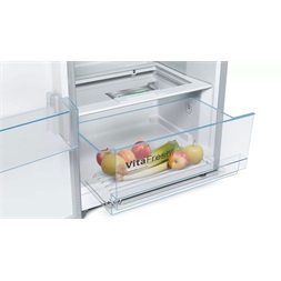 Bosch KSV33VLEP inox, egyajtós, Hűtő: 324L hűtőszekrény