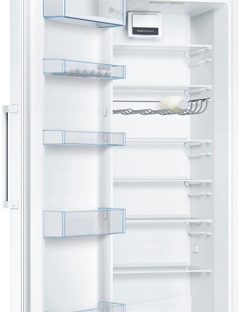 Bosch KSV33VWEP fehér, egyajtós, Hűtő: 324L, hűtőszekrény