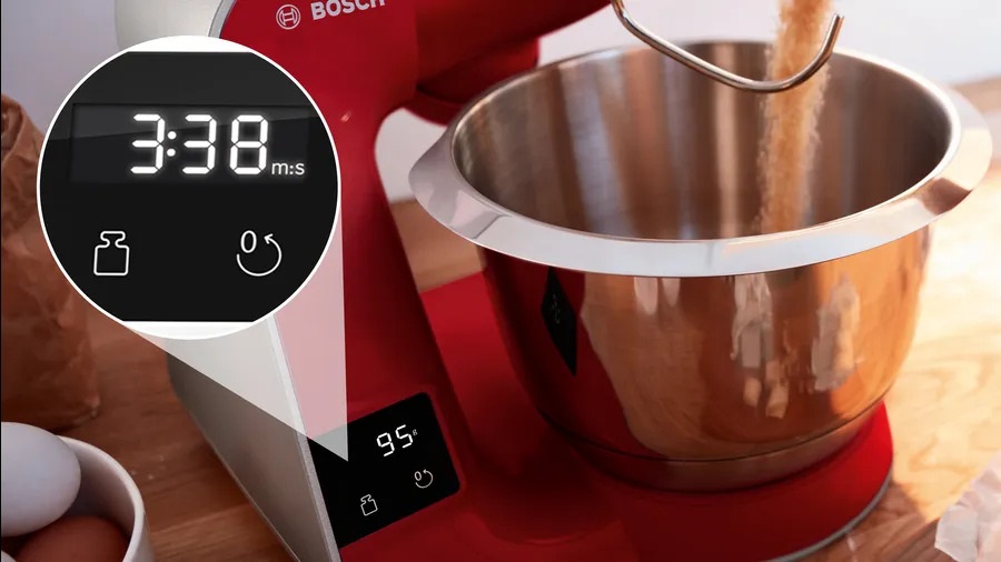 Bosch MUM5X720 vörös konyhai robotgép szett