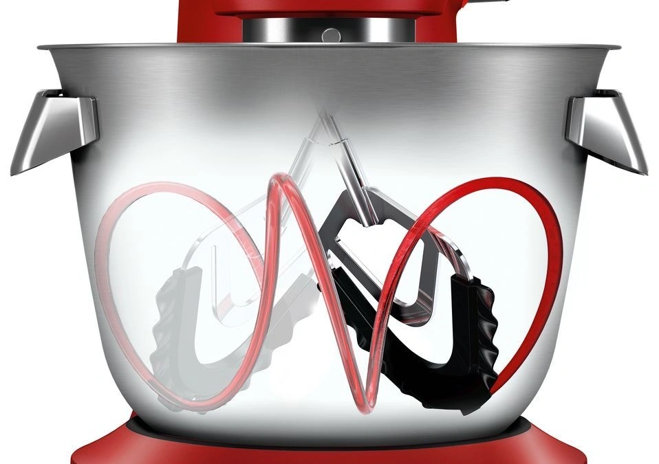 Bosch MUM9A66R00 1600W, 5,5L, vörös konyhai robotgép (Újszerű)