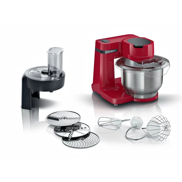 Bosch MUMS2ER01 700W, 3,8L, vörös konyhai robotgép (Újracsomagolt)