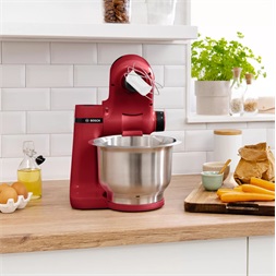 Bosch MUMS2ER01 700W, 3,8L, vörös konyhai robotgép (Újracsomagolt)