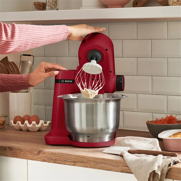 Bosch MUMS2ER01 700W, 3,8L, vörös konyhai robotgép (Újracsomagolt)