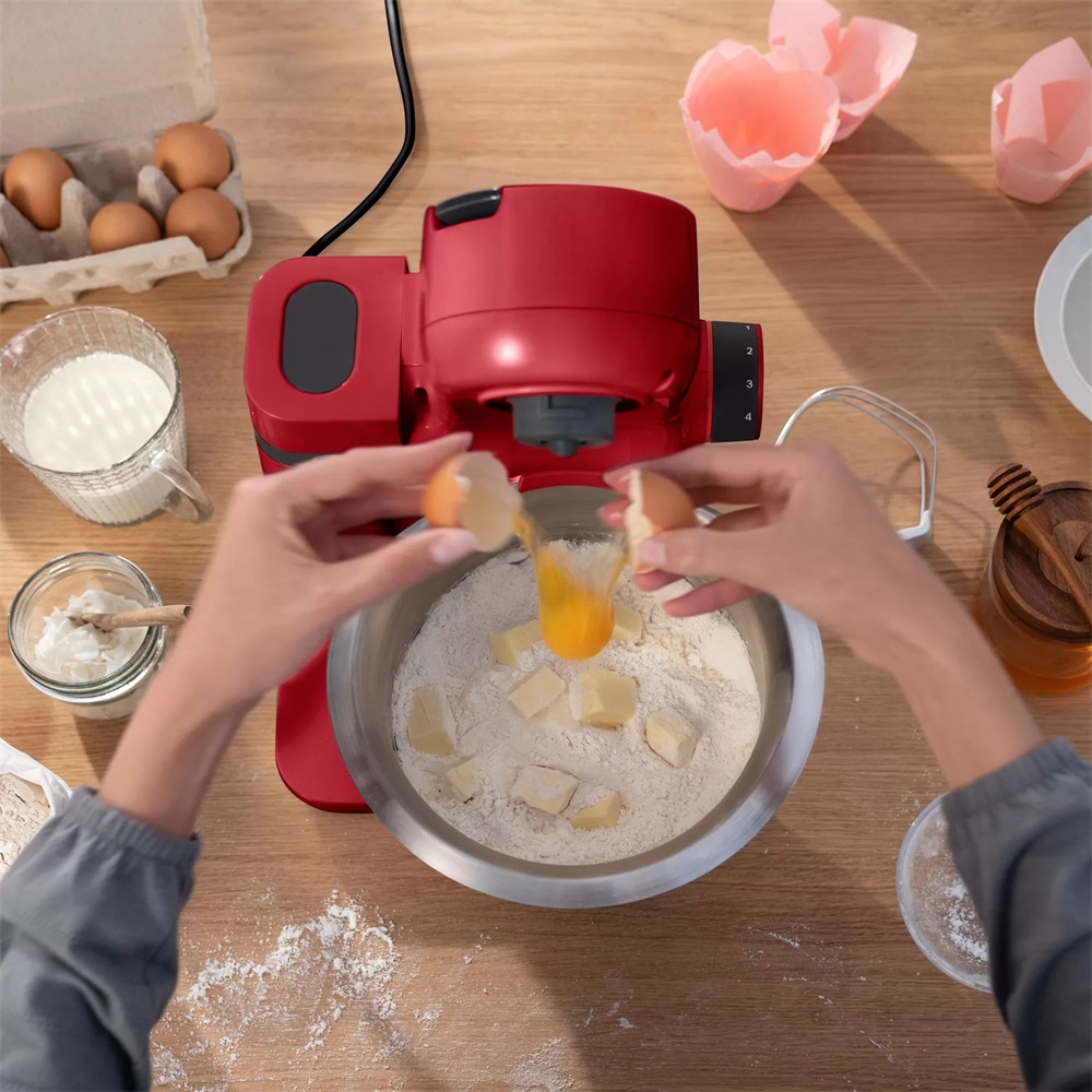 Bosch MUMS2ER01 700W, 3,8L, vörös konyhai robotgép (Újracsomagolt)