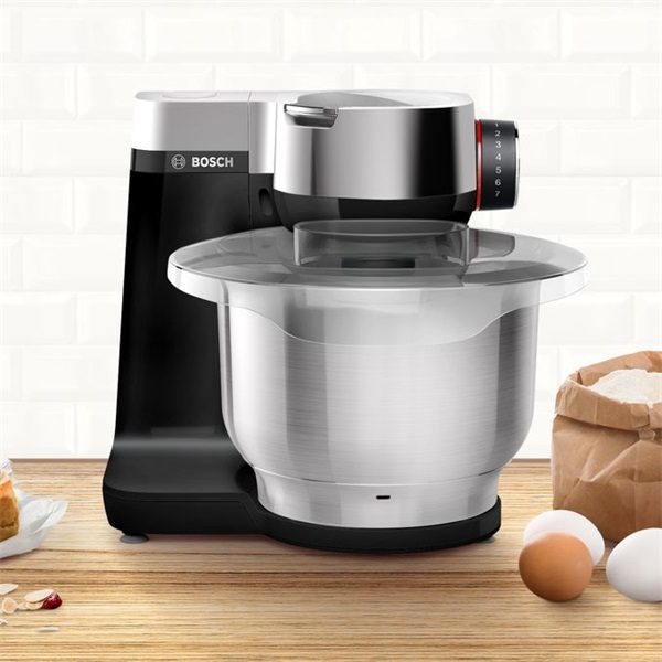 Bosch MUMS2VM00 900W, 3,8L, fekete konyhai robotgép (Újszerű)