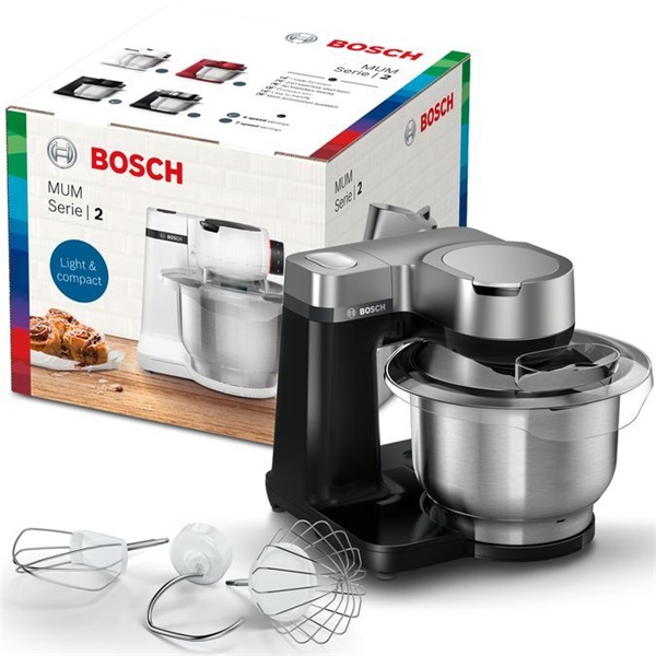 Bosch MUMS2VM00 900W, 3,8L, fekete konyhai robotgép (Újszerű)